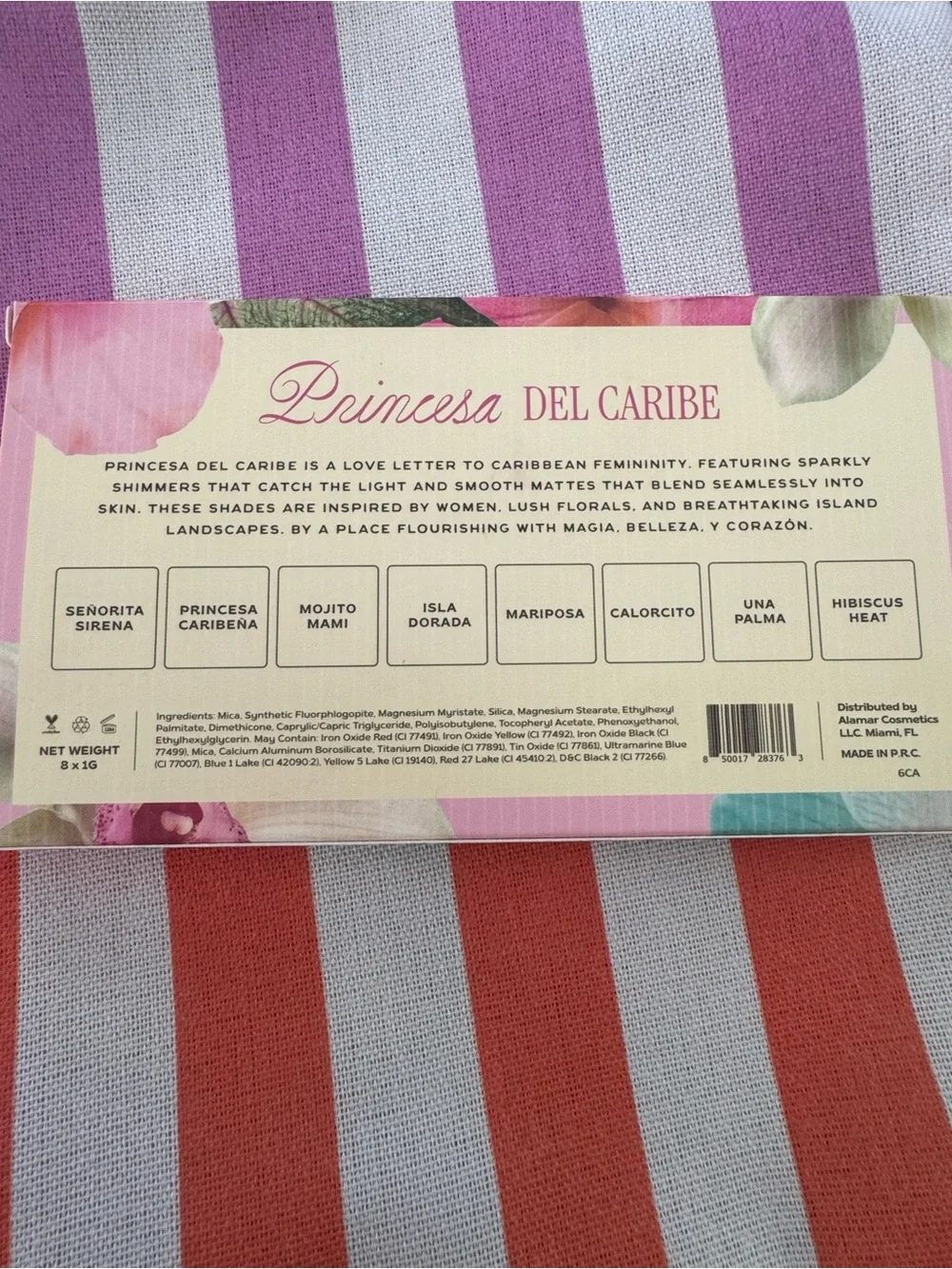 Princesa Del Caribe Pressed Pigment Palette
